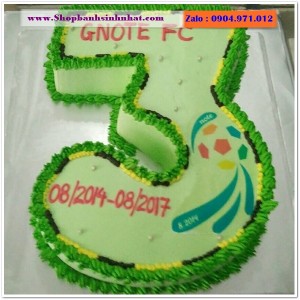 Bánh Sinh Nhật Chữ Cái & Số - RP53